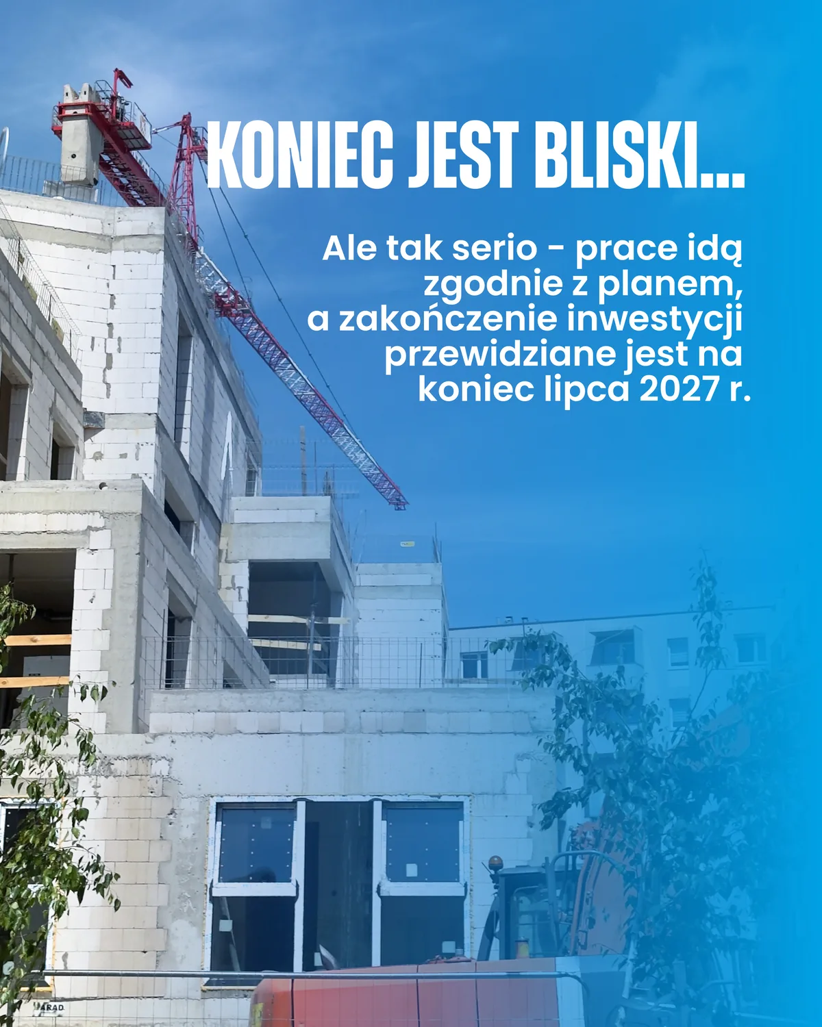 Grafika Incepti Gaj 2 z terminem zakończenia inwestycji